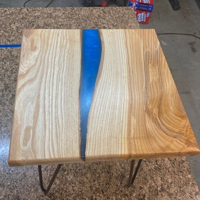 Riverside Epoxy Side Table
