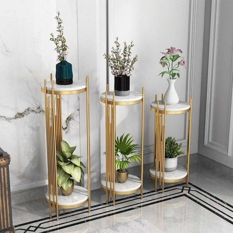 Luxury Marble Flower Stand set of 3