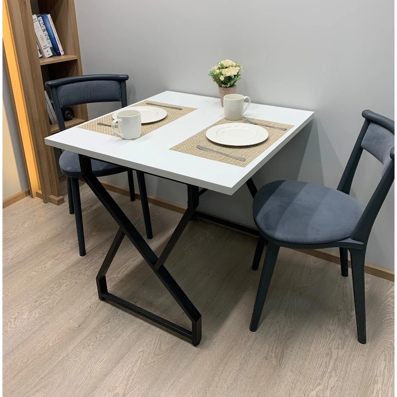 Bulkse MDF Wood Square Dining Table