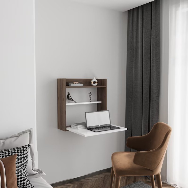 Galley Wall Mounted Storage Desk Table